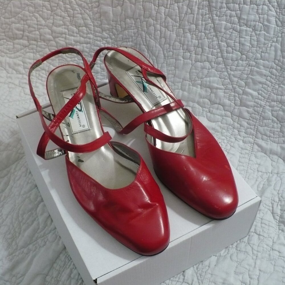 ROS HOMMERSON RED SLIPONS- SIZE 13WW